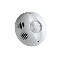 Leviton® OSC20-M0W Low Voltage Occupancy Sensor, 24 VDC, PIR/Ultrasonic Sensor, 2000 sq-ft Coverage, 360 deg Viewing, Ceiling Mount