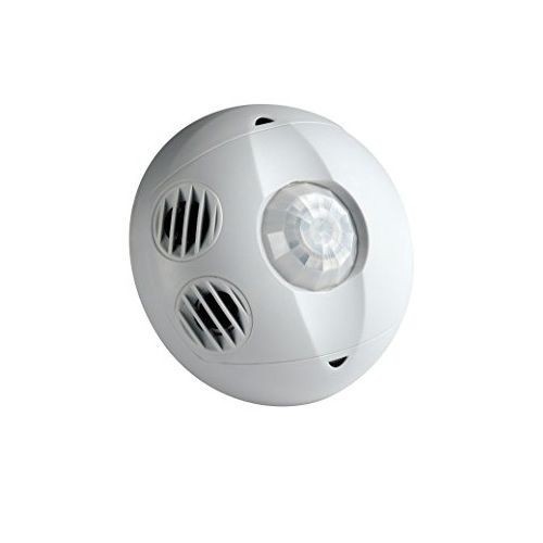 Leviton® OSC20-M0W Low Voltage Occupancy Sensor, 24 VDC, PIR/Ultrasonic Sensor, 2000 sq-ft Coverage, 360 deg Viewing, Ceiling Mount
