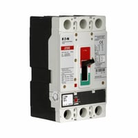 JGE3225FAWEATON JGE3125FAG Type JGE Molded Case Circuit Breaker, 600 VAC, 125 A, 18/25/65 kA Interrupt, 3 Poles, Adjustable Magnetic/Fixed Thermal Trip