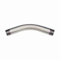 6297Approved Vendor B11056 Large Radius Conduit Elbow, 1-1/4 in Trade, 45 deg, Steel, Hot Dipped Galvanized