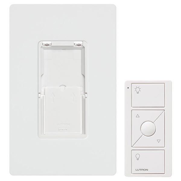 Pico® PJ2-WALL-WH-L01 Remote Control Kit, For Use With Wireless Load Control Devices, 3 VDC, White