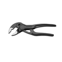 87 00 100 SBAKnipex® Cobra® XS 87 00 100 SBA Pipe Wrench and Water Pump Plier, 28 mm Nuts/Pipes Nominal, Serrated Jaw, 100 mm OAL