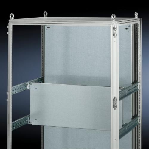 Rittal 8614250 Partial Mounting Plate, For Use With TS8, SE8 Series 1200 mm W x 500 mm D Enclosure, 2.5 mm THK, Chassis Mount, Sheet Steel