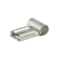 IDEAL® 83-9401 Flag Female Disconnect Terminal, 16 to 14 AWG Conductor, 0.25 x 0.032 in Tab, Shouldered Barrel, Brass
