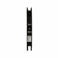 QCR1015EATON QuickLag® QCR1015 Type QCR Miniature Circuit Breaker, 120/240 VAC, 15 A, 10 kA Interrupt, 1 Poles, Non-Interchangeable/Thermal Magnetic Trip