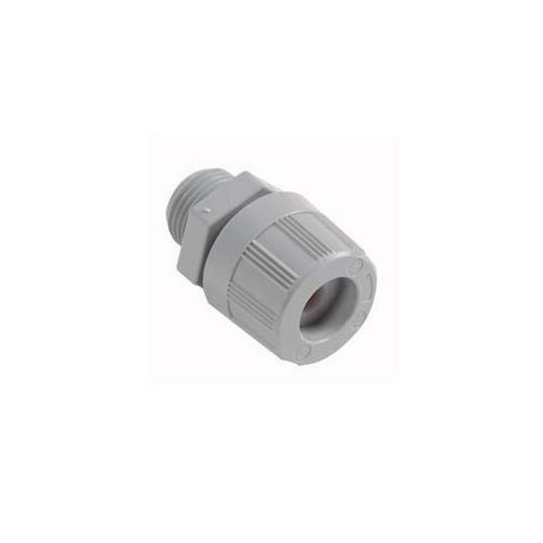 Pass & Seymour® CGN50562 CGN Flexcor® Corrosion Resistant Heavy Duty Straight Cord Grip, 1/2 in Trade, 0.562 to 0.625 in OD Cable Openings, Nylon