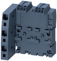 3RV29171ASIRIUS 3RV29171A Plug-In Busbar, For Use With 3RV2 Circuit Breaker, 129 mm L x 110 mm W, 3 Phase