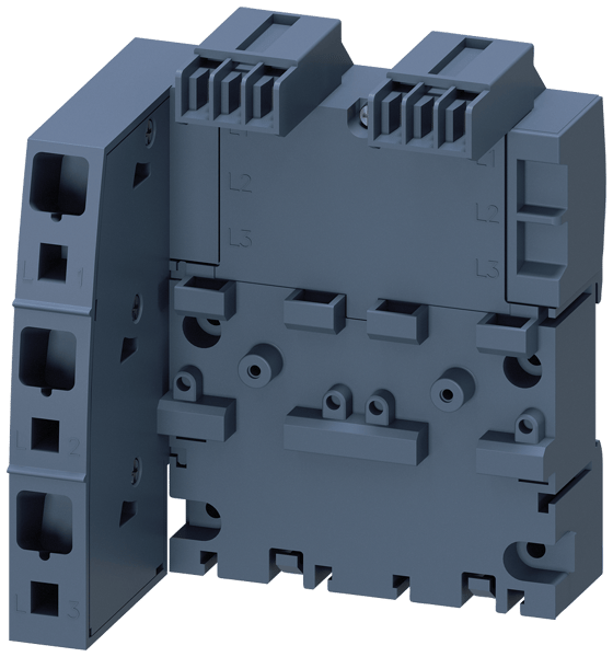 3RV29171ASIRIUS 3RV29171A Plug-In Busbar, For Use With 3RV2 Circuit Breaker, 129 mm L x 110 mm W, 3 Phase
