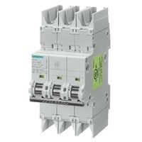 Siemens Sentron™ 5SJ4310-8HG42 Type NSJ Miniature Circuit Breaker, 240 VAC, 10 A, 14 kA Interrupt, 3 Poles, Thermal Magnetic Trip