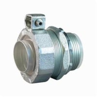 STB-250LAppleton® STB-250L Liquid Tight Oiltight Raintight Conduit Connector With Insulated Throat, 2-1/2 in Trade, 1 to 4/0 AWG Cable Openings, Straight, Malleable Iron, Triple Coated