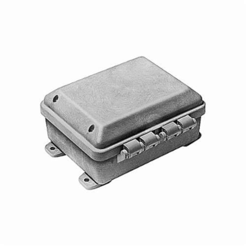 CJ863Carlon® Circuit Safe® CJ1085 Factory Assembled JIC Enclosure With Opaque Lid, 8 in W x 5 in D x 10 in H, NEMA 1/3/3S/3X/3SX/4/4X/12/13, Polycarbonate