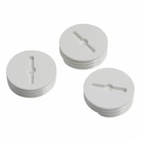 Pass & Seymour® WPBP50-WCC Threaded Weatherproof Closure Plug, 1/2 in Thread, Cast Metal, White