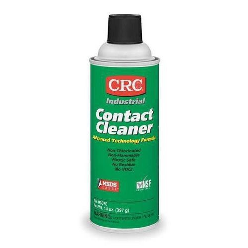 CRC® 03070 Industrial Non-Flammable Contact Cleaner, 16 oz Aerosol Can, Ethereal/Faint Sweetish Odor/Scent, Colorless, Volatile Liquid Form