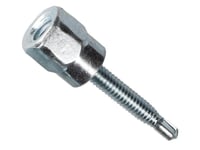 JRSV37112Metallics JRSV37112 17-Point Threaded Rod Anchor, 1/4 in Dia, 1-1/2 in L Thread, 3/8-16 Rod, Vertical Mount
