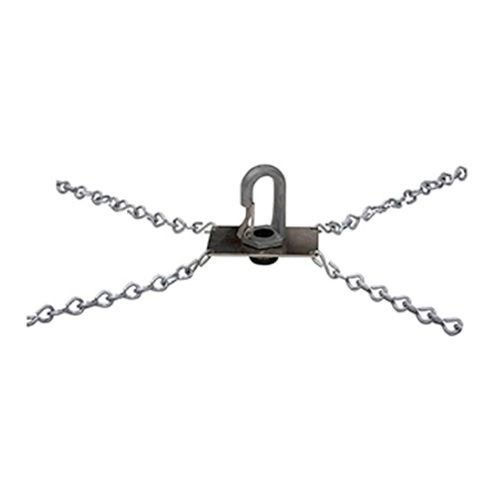 TCP® LHKIT Single Point Latch Hook Kit, For Use With Elite High Bay, Hooded Industrial Strip, Polar Bay, Aisle Lighter, Power Cages and General Purpose Fixture