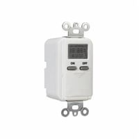 EI500WCIntermatic® EI500WC Digital In-Wall Electronic Timer Switch, 1 min to 7 days Setting, 120 VAC, 1/4 hp, 1NO/SPST Contact, 1 Poles