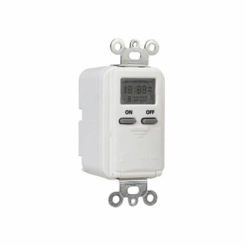 EI500WCIntermatic® EI500WC Digital In-Wall Electronic Timer Switch, 1 min to 7 days Setting, 120 VAC, 1/4 hp, 1NO/SPST Contact, 1 Poles