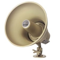 Bogen® SPT15A Paging Reentrant Horn Loudspeaker, 9 in OAW x 9-1/4 in OAH, Brown Metal Enclosure