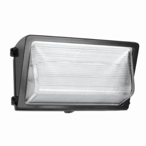 WP3LED55RAB WP3LED55/PC Wallpack With 120 VAC Button Photocell, LED Lamp, 57 W Fixture, 120/208/240/277 VAC, Bronze Housing