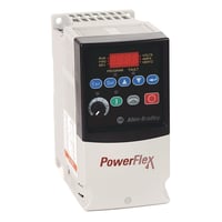 22A-A1P5N114Allen-Bradley 22A-A1P5N114 PowerFlex4 AC Drive, 240VAC, 1PH, 1.5 Amps, 0.2 kW, 0.25 HP,Frame Size A, IP20 (Open), LED Display, Fixed Digital Keypad, With Internal CE Compliant Filter, RS485