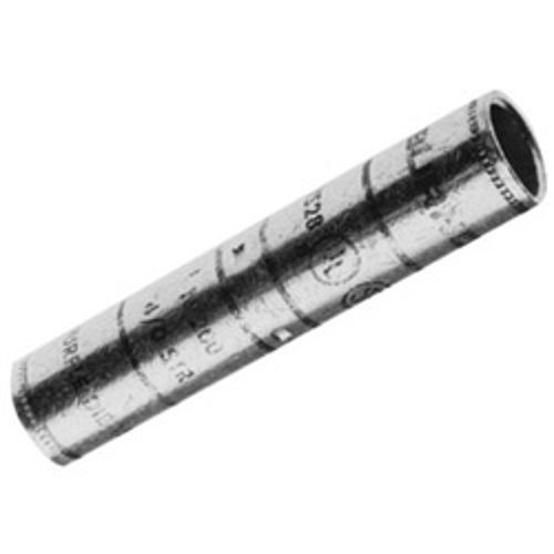 BURNDY® HYLINK™ YS31 Type YS Long Barrel Compression Butt Splice, 350 kcmil Conductor, 4.35 in L, Long Barrel, Copper, Red