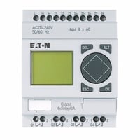 EZ512-AC-RCCutler-Hammer EZ512-AC-RC Easy Programmable Relay, Control Relay, 240 VAC, 8 Digital, Input, 4 Relay Output
