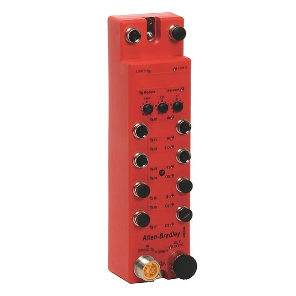 1732ES-IB12XOB4Allen-Bradley 1732ES-IB12XOB4 EtherNet/IP Safety ArmorBlock Input Module, 12 Inputs, 4 Solid State Sourcing Outputs