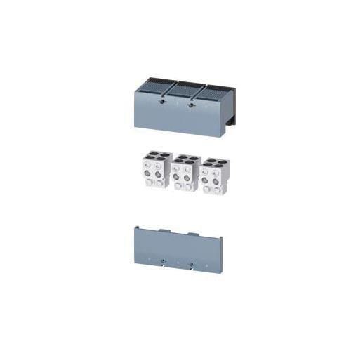 3VA96730JJ43Sentron™ 3VA96730JJ43 3-Piece 4-Conductor Wire Connector Kit, 500 kcmil Copper, For Use With 3VA5 Series 800 A and 3VA6 Series 800/1000 A UL Frame Low Voltage Molded Case Circuit Breaker