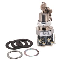 800T-H33AAllen-Bradley, 800T-H33A, 30.5mm Type 4/13 2 Pos. Cylinder Lock Sel. Switch, Maint., Lock-Both, Std. Key, D018 Key, 1 NO-1 NC