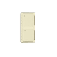Lutron® MA-LFQHW-LA Fan Control, 120 VAC, 1 A, On/Off Operation, Plastic, Light Almond