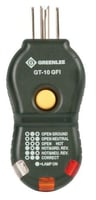 Greenlee® GT-10GFI 3-Wire GFCI Circuit Tester, 120 VAC