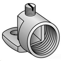 O-Z/Gedney GH-75G Swivel Grounding Hub, 3/4 in Trade, 4 to 2/0 AWG Conductor, Malleable Iron