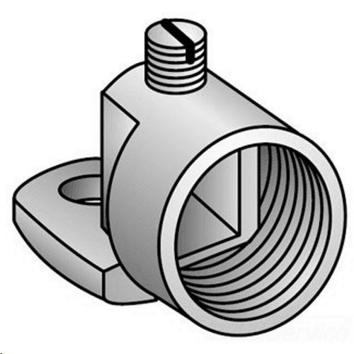 O-Z/Gedney GH-75G Swivel Grounding Hub, 3/4 in Trade, 4 to 2/0 AWG Conductor, Malleable Iron