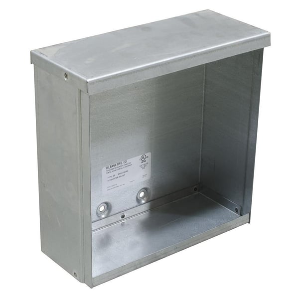 Milbank® 10106-SC3R Junction Box Assembly, 10 in H x 10 in W x 6 in D, Screw Cover, NEMA 3 NEMA Rating, Steel