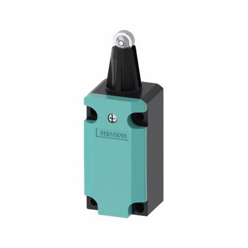 3SE51120CD02Siemens 3SE51120CD02 Standard Limit Switch, 400 VAC, 6 A, Roller Plunger Actuator, 1NC-1NO Contact, 3 Poles