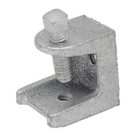 Minerallac® Minerallac Traditional® 700 Beam Clamp, 1/4 in Rod, 275 lb Load, Malleable Iron, Zinc Plated
