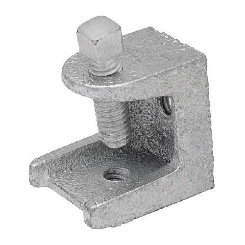 Minerallac® Minerallac Traditional® 700 Beam Clamp, 1/4 in Rod, 275 lb Load, Malleable Iron, Zinc Plated