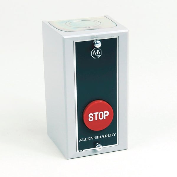 800S-2ASAllen-Bradley 800S-2AS Standard Duty Stations - Flush Mount Unit - Type 1, START-STOP, Gray Plate