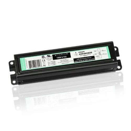 LEDINTA0700C210DOMAdvance Xitanium Intellivolt LEDINTA0700C210DOM Constant Current LED Driver, 120 to 277 VAC Input, 210 VDC Output, 165 W Power Rating, 8.38 in L x 2.35 in W