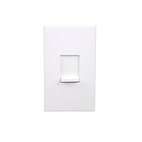 Nova T® NT-3PS-WH 3-Way Architectural Style Dimmer Switch, 120 VAC, 20 A, White