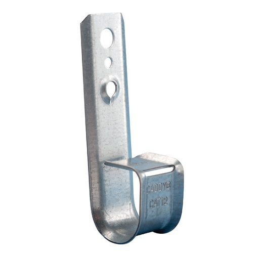 nVent ERICO CAT12 J-Hook, 3/4 in, 48 lb Load, Wall Mount, Steel