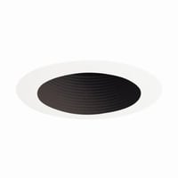 444B-WHJuno® 444 Adjustable Low Voltage Baffle Trim, 5 in OD, Halogen Lamp