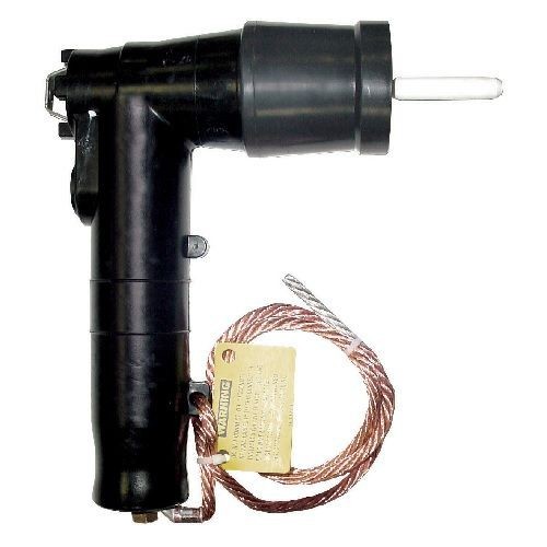Elastimold® 167ESA-10 Insulated Shielded Elbow Surge Arrester, 43.5 kV Max Discharge, EPDM Rubber, 8.4 kV RMS MCOV Surge protection, 200 A