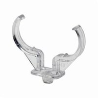 23452-HLeviton® 23452-H Lamp Support Clip, For Use With Horizontal Mount 2G11 Base Twin Tube Fluorescent Lampholder, 4-Pin Contact, Snap-In Mount, Polycarbonate, Clear