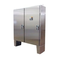 A60X4912SSLPN4nVent HOFFMAN A60X4912SSLPN4 A21S4 2-Door Disconnect Enclosure, 60.12 in L x 49-3/4 in W x 12.12 in D, NEMA 4X/IP66 NEMA Rating, 304 Stainless Steel