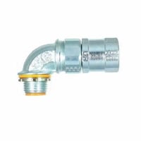 FLX7590BAMERICAN FITTINGS FLX7590B SPECflex™ Conduit Connector With Insulated Throat, 3/4 in Trade, For Use With Flexible Metal Conduits, Steel