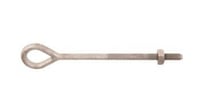 29958HUBBELL®, Eye Bolt, 5/8 x 8 Inch, Oval, Steel, Galvanized, 35/Pack