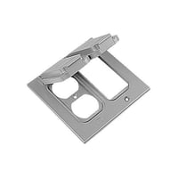 Red Dot® Dry-Tite® 2CCDG Weatherproof Receptacle Cover, Die Cast Aluminum
