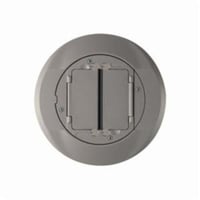 S1CFCGYHUBBELL® SystemOne™ S1CFCGY Universal Carpet Flange and Cover Assembly, 8 in Dia, 7/16 in W, Cast Aluminum