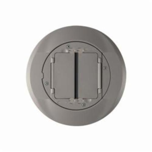 S1CFCGYHUBBELL® SystemOne™ S1CFCGY Universal Carpet Flange and Cover Assembly, 8 in Dia, 7/16 in W, Cast Aluminum